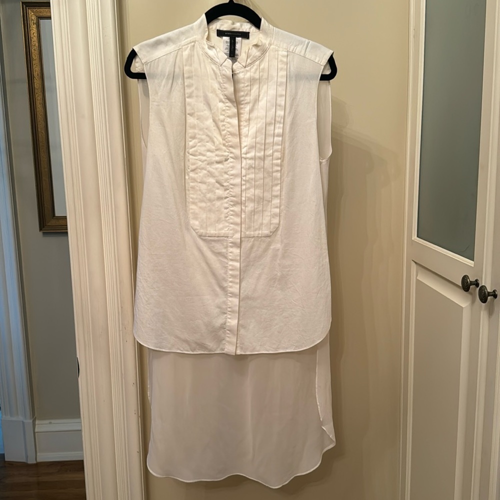 BCBG White Top | Size Small